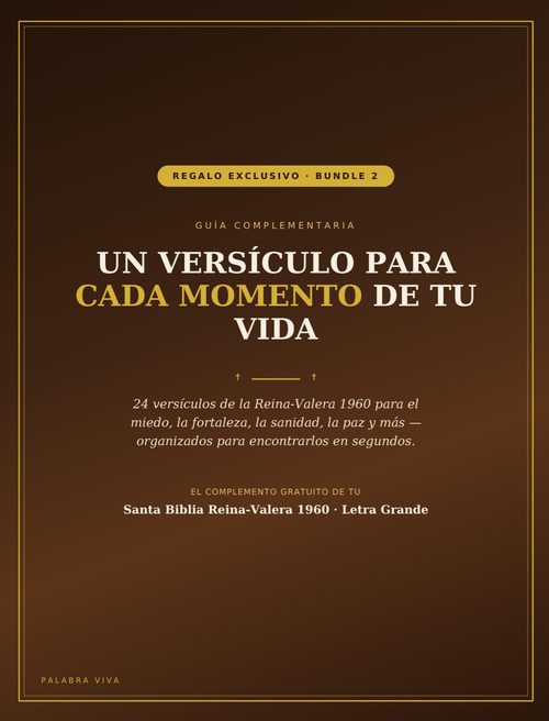 Un Versículo Para Cada Momento de Tu Vida