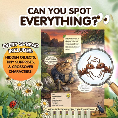 The Secret Jobs of Backyard Creatures for Kids - Fun Animal Encyclopedia To Learn About Nature